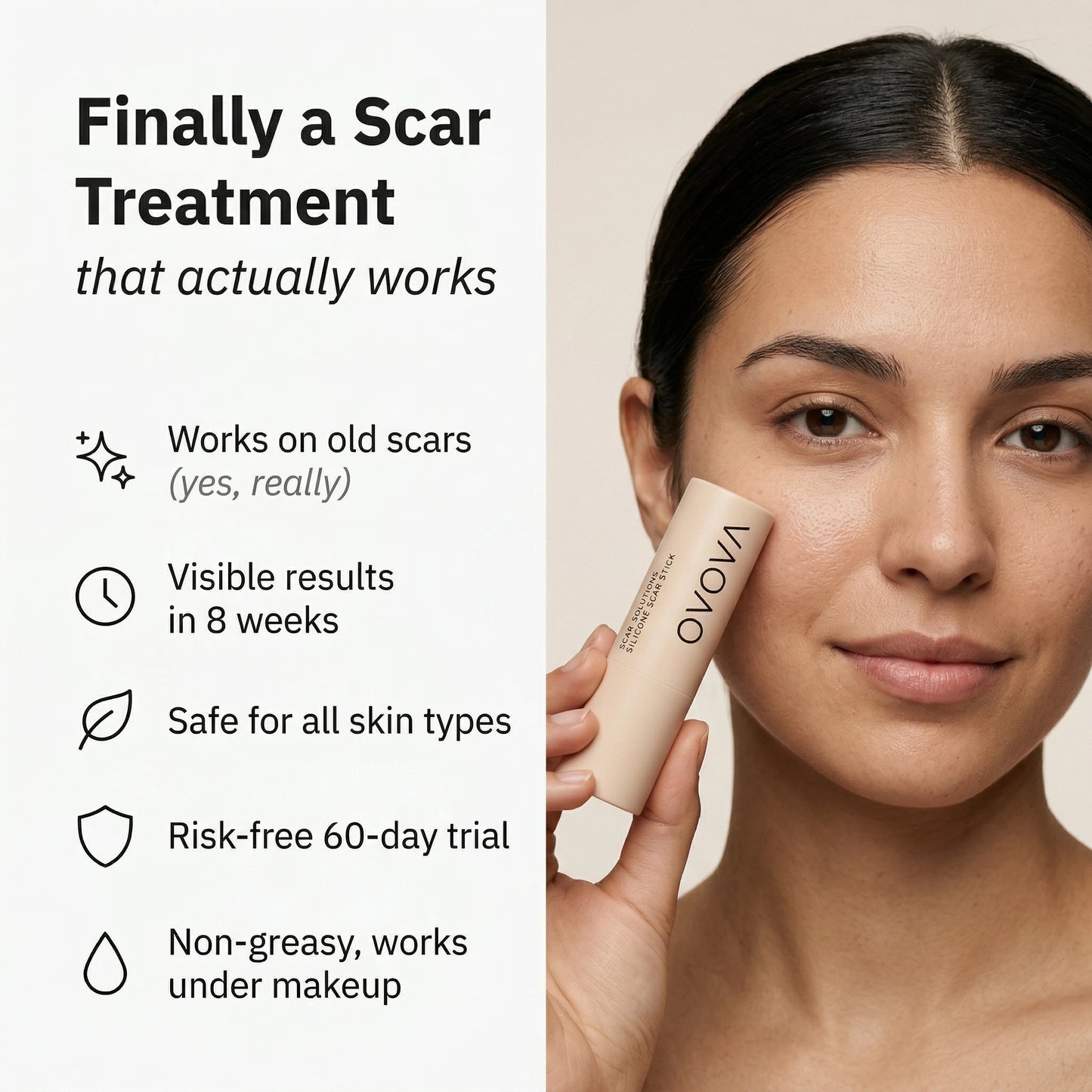 Silicone Scar Stick: Finally, A Fix That Actually Works On Acne Scars.