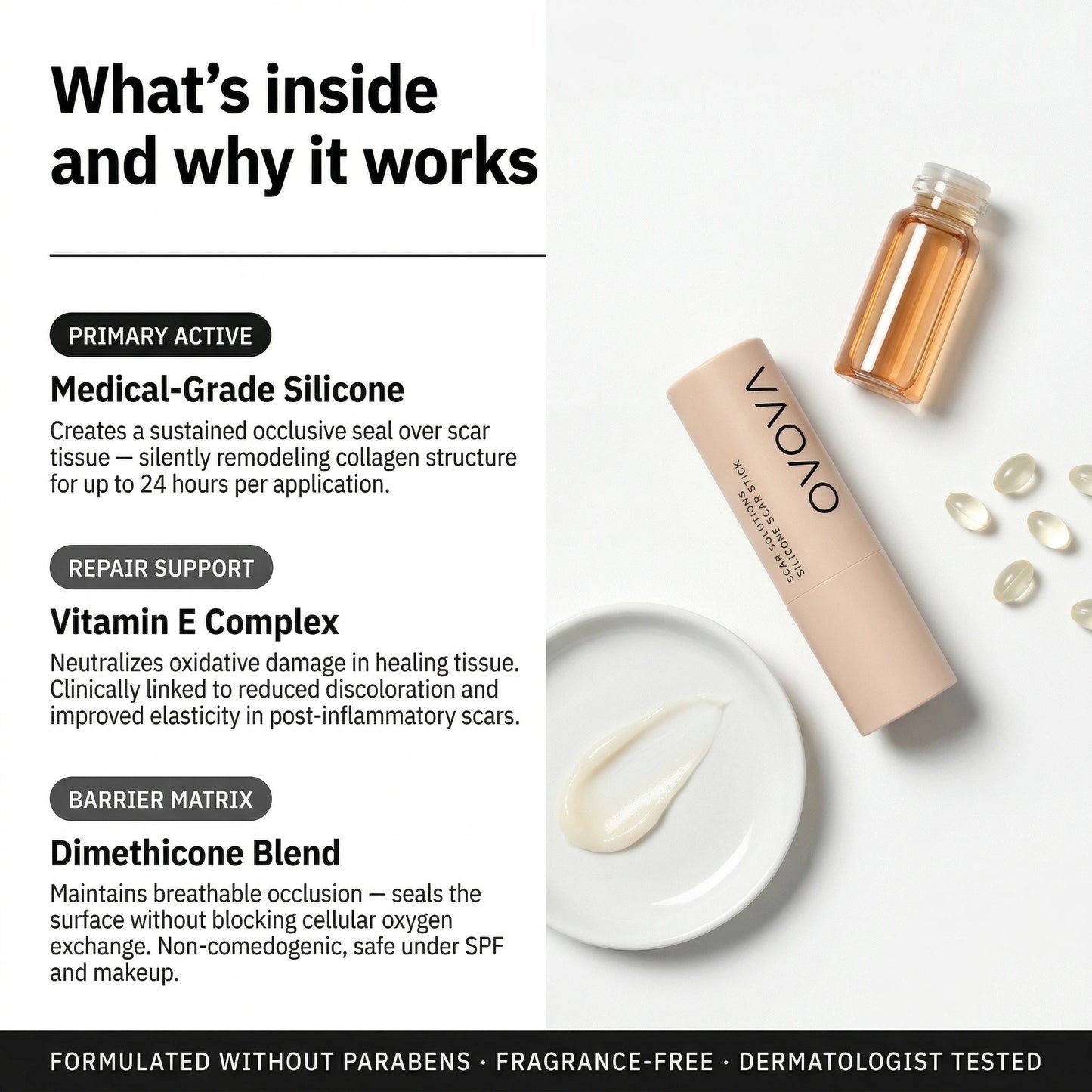 Silicone Scar Stick: Finally, A Fix That Actually Works On Acne Scars.